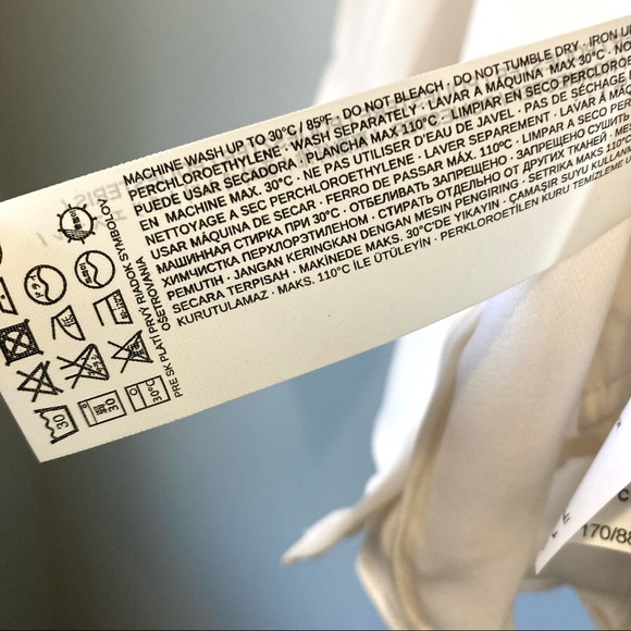 Mango Button-Down Collared Shirt in Cream BNWT Size M - Picture 7 of 11